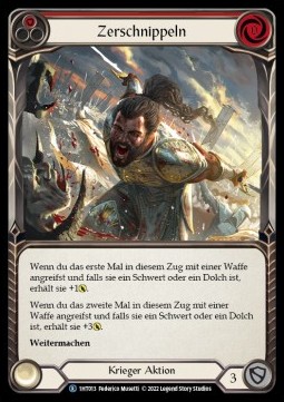 Slice and Dice (Red) (Regular) - History Pack 1 - Dorinthea Blitz Deck