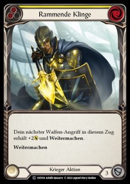 Driving Blade (Yellow) (Regular) - History Pack 1 - Dorinthea Blitz Deck