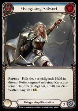 Ironsong Response (Blue) (Regular) - History Pack 1 - Dorinthea Blitz Deck
