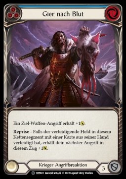 Out for Blood (Blue) (Regular) - History Pack 1 - Dorinthea Blitz Deck
