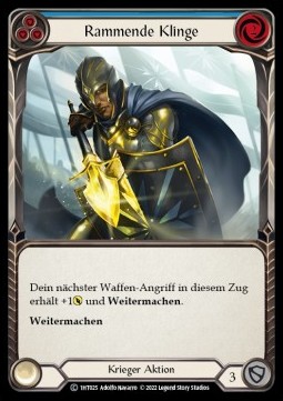 Driving Blade (Blue) (Regular) - History Pack 1 - Dorinthea Blitz Deck