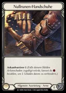 Nullrune Gloves (Regular) - History Pack 1 - Viserai Blitz Deck