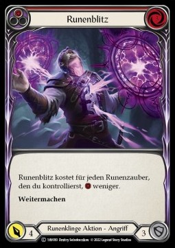 Rune Flash (Red) (Regular) - History Pack 1 - Viserai Blitz Deck