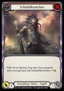 Shrill of Skullform (Red) (Regular) - History Pack 1 - Viserai Blitz Deck