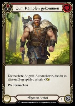 Come to Fight (Red) (Regular) - History Pack 1 - Viserai Blitz Deck