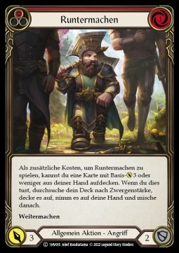 Belittle (Red) (Regular) - History Pack 1 - Viserai Blitz Deck