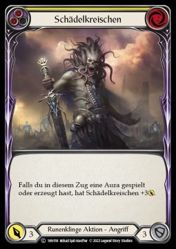 Shrill of Skullform (Yellow) (Regular) - History Pack 1 - Viserai Blitz Deck