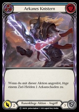 Arcanic Crackle (Blue) (Regular) - History Pack 1 - Viserai Blitz Deck