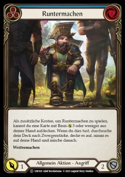 Belittle (Blue) (Regular) - History Pack 1 - Viserai Blitz Deck