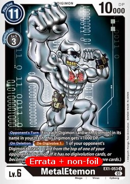 MetalEtemon (EX1-053) - Revision Pack
