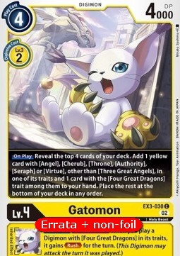 Gatomon (EX3-030) - Revision Pack