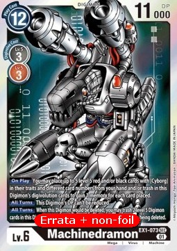 Machinedramon (EX1-073) - Revision Pack