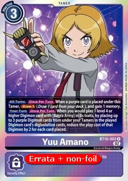 Yuu Amano (BT10-093) - Revision Pack