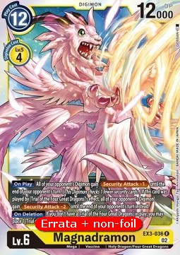 Magnadramon (EX3-036) - Revision Pack