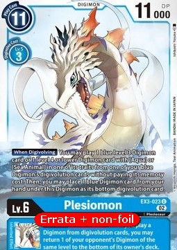 Plesiomon (EX3-023) - Revision Pack