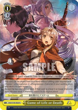 Game of Life or Death (V.1 - Rare) - Animation Sword Art Online 10th Anniversary