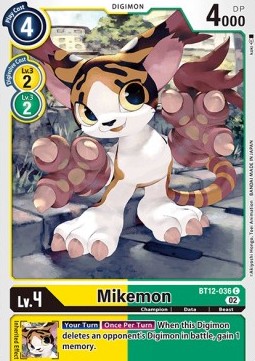 Mikemon (BT12-036) - Across Time