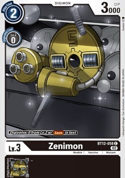 Zenimon (BT12-058) - Across Time