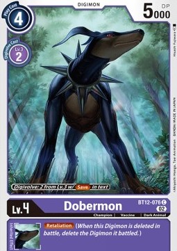 Dobermon (BT12-076) - Across Time