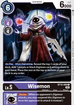 Wisemon (BT12-080) - Across Time