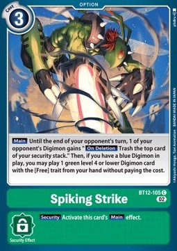 Spiking Strike (BT12-105) - Across Time