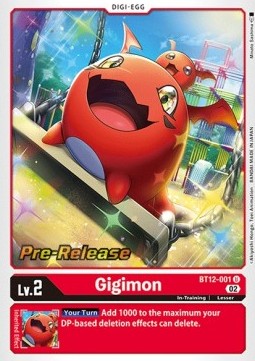 Gigimon (BT12-001) - Promos: Across Time