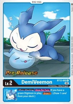 DemiVeemon (BT12-002) - Promos: Across Time