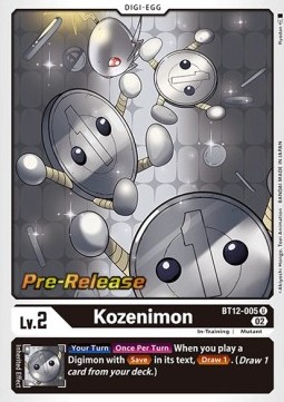 Kozenimon (BT12-005) - Promos: Across Time