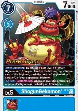 ShogunGekomon (BT12-026) - Promos: Across Time