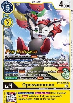 Opossummon (BT12-037) - Promos: Across Time