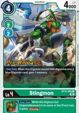 Stingmon (BT12-050) - Promos: Across Time