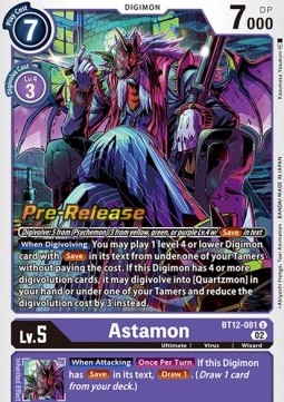 Astamon (BT12-081) (V.1) - Promos: Across Time
