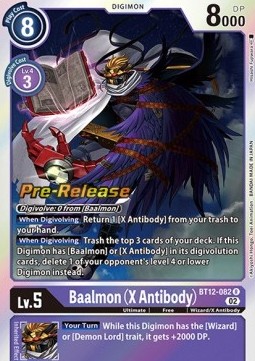 Baalmon (X Antibody) (BT12-082) - Promos: Across Time