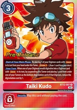Taiki Kudo (BT12-087) - Promos: Across Time