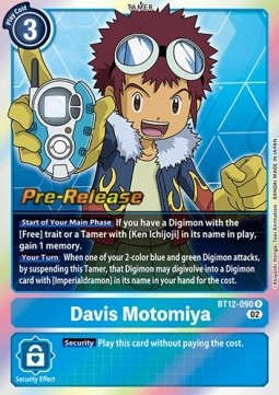 Davis Motomiya (BT12-090) - Promos: Across Time