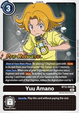 Yuu Amano (BT12-094) - Promos: Across Time