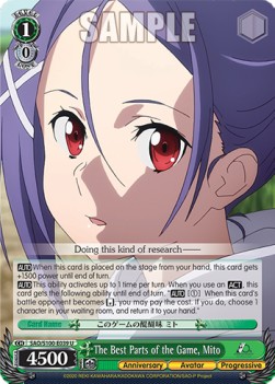 The Best Parts of the Game, Mito (V.1 - Uncommon) - Animation Sword Art Online 10th Anniversary