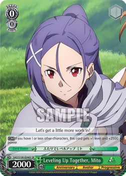 Leveling Up Together, Mito (V.2 - Super Rare) - Animation Sword Art Online 10th Anniversary
