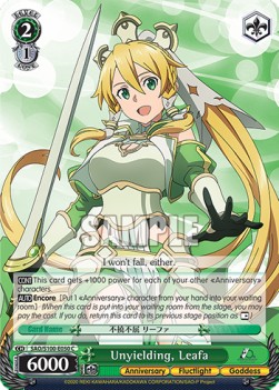 Unyielding, Leafa (V.1 - Common) - Animation Sword Art Online 10th Anniversary