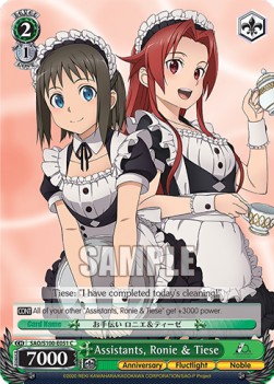 Assistants, Ronie & Tiese (V.1 - Common) - Animation Sword Art Online 10th Anniversary
