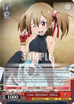 Cute Mischief, Silica (SAO/S100) (V.1 - Uncommon) - Animation Sword Art Online 10th Anniversary
