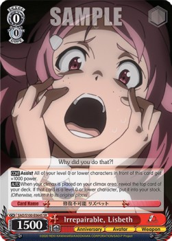 Irrepairable, Lisbeth (V.2 - Super Rare) - Animation Sword Art Online 10th Anniversary