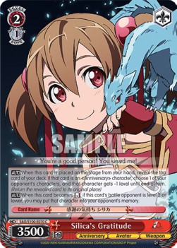 Silica's Gratitude (SAO/S100) (V.1 - Common) - Animation Sword Art Online 10th Anniversary