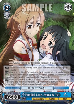 Familial Love, Asuna & Yui (V.1 - Rare) - Animation Sword Art Online 10th Anniversary