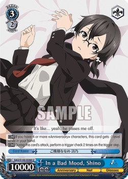 In a Bad Mood, Shino (V.1 - Uncommon) - Animation Sword Art Online 10th Anniversary