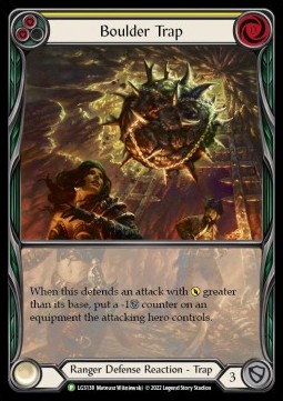 Boulder Trap (Extended Art Rainbow Foil) - LGS Promos