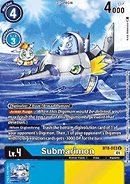 Submarimon (BT8-023) - Official Tournament Pack Events