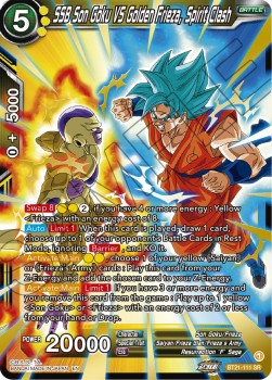 SSB Son Goku VS Golden Frieza, Spirit Clash (V.1 - Super Rare) - Wild Resurgence
