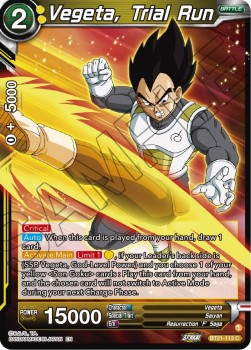 Vegeta, Trial Run - Wild Resurgence