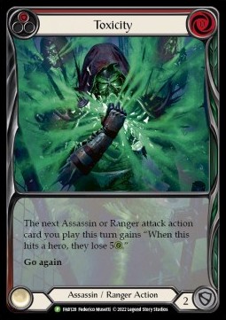Toxicity (Red) (Extended Art Rainbow Foil) - FAB Promos